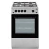 Beko CSG42011FS Cucina Gas 4 Fuochi con Forno da 50 cm Argento