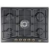 Delonghi ANF 57 PRO Piano Cottura Gas 5 Fornelli 68 cm Antracite
