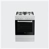 Beko FSS62110DW Cucina Gas 4 Fornelli con Forno Elettrico da 60 cm Bianco