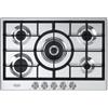 DE LONGHI Delonghi NSL 575 X Piano Cottura Gas 5 Fornelli 75 cm Acciaio inossidabile