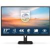 Philips Monitor 27" 4K 2160p 1000 SERIES UHD Black 27E1N1800A 00
