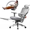 NEWTRAL NT002 Sedia ergonomica, supporto lombare adattivo, bracciolo regolabile, poggiapiedi - Grigio