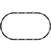Fleischmann Tracciato OVALE binari con massicciata misure cm 75x40 scala N 1:160