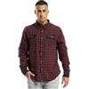 Brandit Duncan Check Shirt Long Sleeve, Uomo, brown-black, L