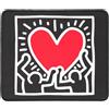 Grupo Erik: Tappetino Mouse Piccolo Keith Haring | Mousepad piccolo 23,5 x 19,5 cm, base antiscivolo, 100% waterproof e con rifiniture di qualità, Keith Haring Gadget