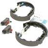 Bosch KS603 Kit Super Pro | Kit freno a tamburo posteriore - 1 set preassemblato, 2 cilindri freno a ruota, 4 ganasce freno