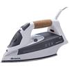 Ariete Steam Iron 6232 Grey - Ferro da stiro con piastra Acciaio Inox - manico in sughero - serbatoio 300 ml - 2200 Watt - Bianco e grigio