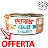 Petreet Cat Adult Le Vellutate al Vitello - Lattina da 70 Gr - CONFEZIONE RISPARMIO