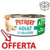 Petreet Cat Adult Le Vellutate al Tonno con Fagiolini - Lattina da 70 Gr - CONFEZIONE RISPARMIO