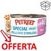 Petreet Cat Adult Le Vellutate al Tonno - Lattina da 70 Gr - CONFEZIONE RISPARMIO