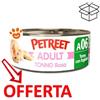Petreet Cat Adult Tonno Rosa e Fagiolini - Lattina da 140 Gr - CONFEZIONE RISPARMIO