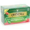 Twinings, Tè Verde con Moringa Aromatizzato al Litchi, Sapore Dolce e Fruttato, con Caffeina, Infusi e Tisane, 1 Confezione da 60 Filtri