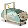 LILLIPUTIENS - Girello per Bambini in Legno e Tessuto Joe Il Drago - Stimola l'immaginazione e l'Equilibrio dei più Piccoli - con Ruote multidirezionali e Tasca Rimovibile - dai 12 Mesi - 83467