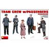 MiniArt 38007 1:35 Fig. Tram Personal m. passeggeri (5) - riproduzione fedele all'originale, modellismo, kit di costruzione in plastica, fai da te, hobby, incollaggio, kit di modellismo, statuette