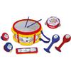 Bontempi- JoyfulSounds-Kit Musicale Assortito con Tamburo, Cembalo, Nacchere, Armonica e Maracas per un'Esplosione di Allegria, Colore Standard, 60 2941