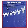 King Tony 6 Pc. Jg.Chave Boca Luneta