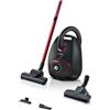 Bosch BGB41POW1 - Aspirapolvere con sacco, traino, 850 watt, nero