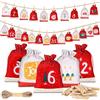 KFDDRN Calendario dell'Avvento da riempire, calendario dell'Avvento per bambini 2024, originale, 24 calendario dell'Avvento da riempire, 15 x 10 cm