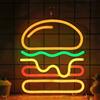 Attivolife Insegna al neon per decorazione da parete, lampada a LED con alimentazione USB fioca, decorazione unica per ristoranti fast food, Natale, festa di compleanno