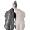 Qanye Decorazione Di Elefante In Ceramica, Elefante Armonioso, Coppia Di Elefanti In Ceramica, Soprammobili Moderni Elefantini, Viene Utilizzata Per Finestre a Golfo, Vetrine In Vetro, Camere Da Letto