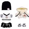 niannyyhouse Bambola di peluche, 10 cm, 15 cm, 20 cm, vestiti, cappelli, magliette, pantaloni, felpe con cappuccio, scarpe, abbigliamento sportivo per bambole (20 cm)