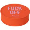 Fisura - Coperchio bicchieri antidroga F*ck off rosso. Protezione per bevande originale blu. Copertura per bevande riutilizzabile. Protezione della tazza antiderrame Realizzato in silicone.