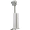 Unilux Pocketlight - Lampada da tavolo a LED, 1200 mAh, batteria agli ioni di litio, 6500 K, 210 lm, 3 intensità luminose, estensibile, colore: Bianco/Grigio