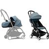 Stokke Passeggino Leggero Stokke® YOYO³ Con Rivestimento 0+ Aqua Nero