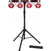 Algam Lighting STAGEBAR-II Set 4Par LED STROBO DMX + treppiede e accessori