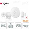 IMOU KIT-Alarm(ZG2)-EU-5-IMOU - Kit Allarme Zigbee 1x Centralina ZG2 - 2x sensori ZD1 - 1x sensore ZP1 e 1x ZE1 - IMOU