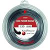 Kirschbaum, Rotolo di corda per racchetta da tennis Max Power Rough, 1.30 mm, Grigio (Anthrazit), 200 m