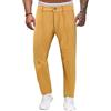 VIVICOLOR Pantaloni da Uomo in Velluto a Coste Elasticizzati dal Taglio Dritto Pantaloni da Jogging Cargo in Velluto a Coste