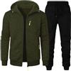 Generico Tuta Sportiva Uomo Pantaloni Tuta Cotone Uomo Abbigliamento Sportivo da Uomo Tuta da Jogging Uomo Tuta di Felpa Abbigliamento Palestra Felpa 3XL Tute per Uomo Completo Tennis Uomo Felpa Uomo Felpata