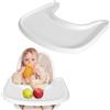 Yinnhom Vassoio compatibile con sedia Stokke Tripp Trapp,vassoio per seggiolone, accessori per seggiolone per bambini 6-36 mesi, fissaggio a clic rapido al seggiolone, facile da montare, antiscivolo, lavabile