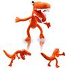 Benolls Rainbow Friends Peluche Giocattoli Rainbow Friends Roblox Peluche Horror Game Rainbow Friends per Halloween Natale,Compleanno,Regali per Bambini(Orange)