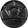 H&H 7069930 Piatto Fonduta Ceramica 6 Scomparti, Nero, 26 cm