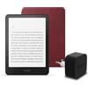 Amazon I'ultimo Kindle Paperwhite (versione 2024) da 16 GB con pubblicità, una custodia in pelle Amazon Premium e un alimentatore Amazon Powerfast da 9 W.