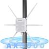 WAVLINK Ripetitore WiFi Esterno Potente Antenna WiFi Lunga Distanza (antenna 360 gradi) - Amplificatore WiFi 6 Wavlink AX3000 Mesh - Outdoor Poe WiFi Range Extender Access Point - Wi Fi Repeater