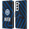 Head Case Designs Licenza Ufficiale Inter Milan Astratto 1 Modelli Custodia Cover in Pelle a Portafoglio Compatibile con Samsung Galaxy S22 5G