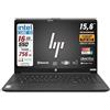 HP Notebook 250 g9, core i5, ram 16Gb, sshd da 756 gb, 15.6 full hd, wi-fi, bt, lan, Win 11 Pro, Libre Office, Pronto all'uso