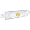PREFER - Serrature per Serrande Avvolgibile mini - Serratura centrale cilindro tondo - Sporgenza cilindro mm. 5-155 l x 42 h x 15 p mm