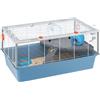 Ferplast Gabbia Roditori CRICETI 15 per Criceti, in Metallo, Accessori inclusi: Mangiatoia, Beverino, Casetta, Ruota, Ripiano, Scaletta. 78x48xh39cm