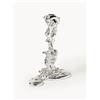 POLSPOTTEN Portacandela in metallo Drip - Argento