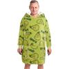 United Labels The Grinch Felpa con Cappuccio Oversize per Uomo - Pullover Oversize da Uomo con Coperta soffice Verde