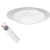 RL LIVE YOUR LIGHT Reality Leuchten Frodo R62063500 - Plafoniera a LED, in plastica bianca o trasparente, con LED da 13 Watt, effetto starlight, telecomando