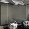 Rantry Mobile Paraschizzi per Cucina Trasparente 90x60 cm in Vetro Temperato, Paraschizzi Cucina Pieghevole, Protezione da Parete, Fornelli Pannello, Antiaderente Protezione Schizzi
