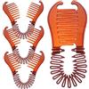 Healeved 3 Set Di Piccole Mollette a Banana Per Sottili Mollette Per Da Donna Accessorio a Banana Per Coda Di Cavallo 4 Pezzi*3