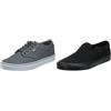 Vans Sneaker Canvas Pewter White 42 EU + Slip on Canvas Black Black 42 EU