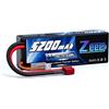 Zeee 2S Lipo Batteria 7,4V 100C 5200mAh Batteria RC Hardcase con Connectore Deans T Spina per RC Evader BX RC Veicolo Auto LKW Truggy RC Nave RC Modells RC Hobby
