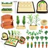LUYANFX Accessori da Giardino in Miniatura,30 Kit Giardino Miniatura,Giardinaggio In Miniatura Casa Delle Bambole,Giardino in Miniatura Decorazioni, per Decorare Mini Giardino, Accessori per Gnomi di Natale